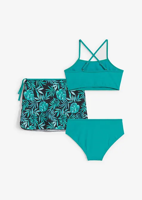 Bikini och kjol (3 delar), bonprix