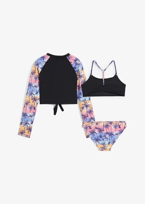 Bikini och badtopp (set i 3 delar), bonprix