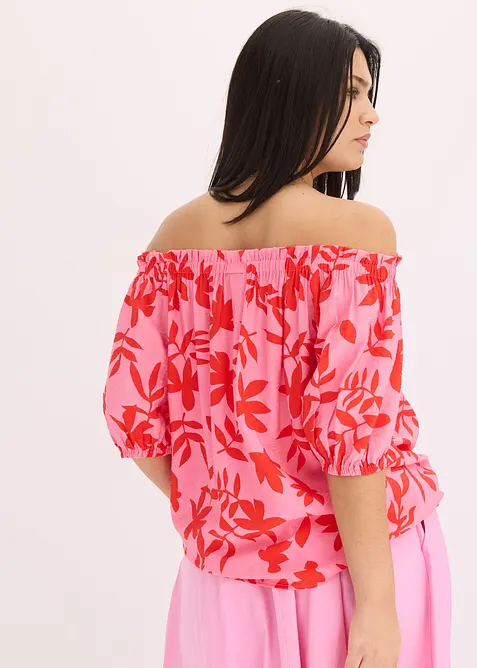 Mönstrad singoallablus av fintrådig viskosmix, bonprix