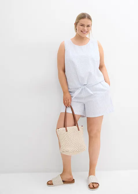 Bluslinne i ren bomull, bonprix