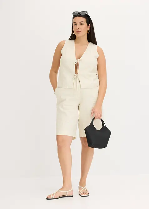 Väst med rosetter, bonprix