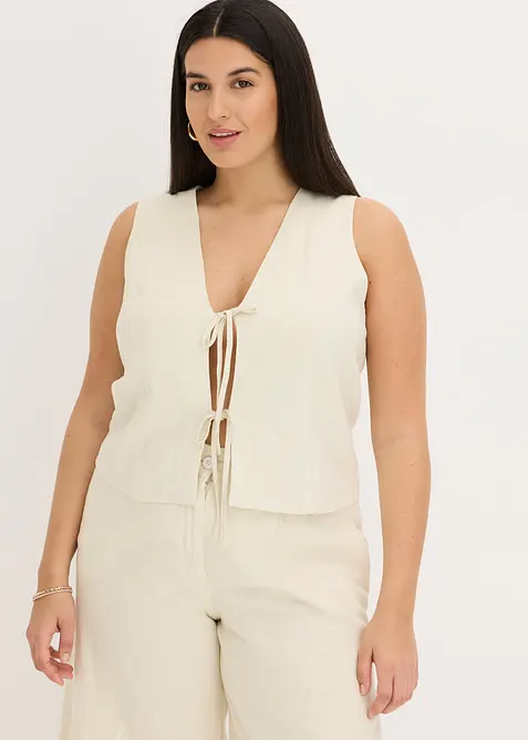 Väst med rosetter, bonprix