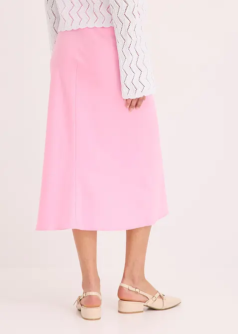 Satinkjol i midil&auml;ngd, bonprix