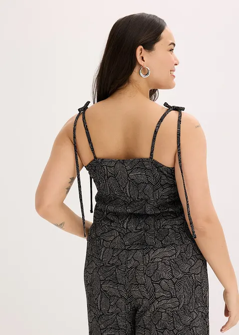 Kräppat jerseylinne, bonprix