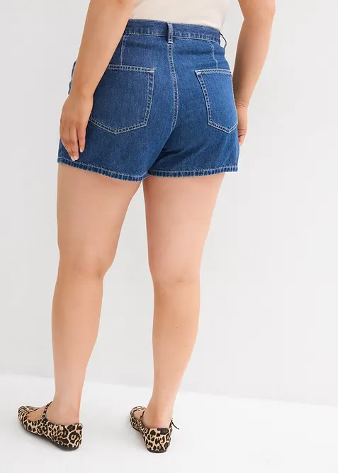 Byxkjol i jeanstyg, Mid Waist, bonprix