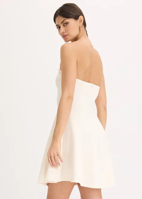 Klänning med kedjedetalj, bonprix