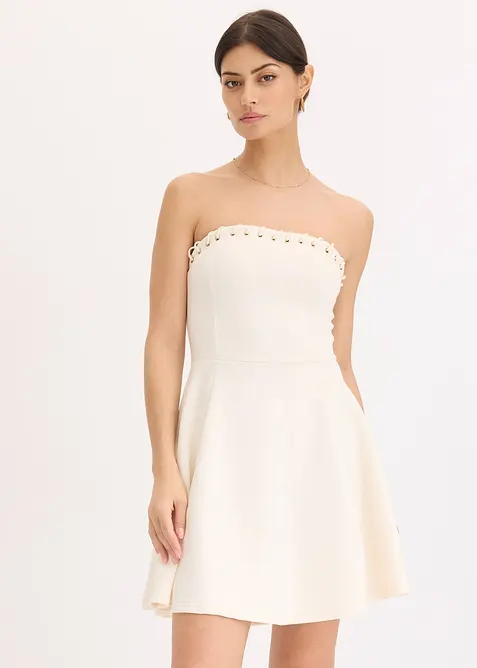 Klänning med kedjedetalj, bonprix