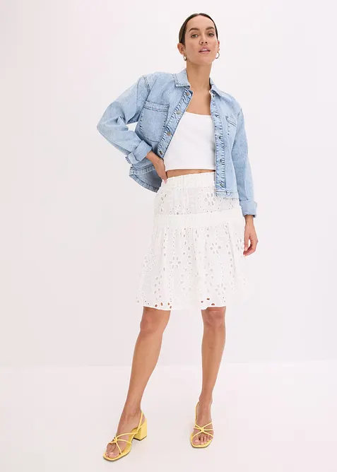 Minikjol av brodyr, bonprix