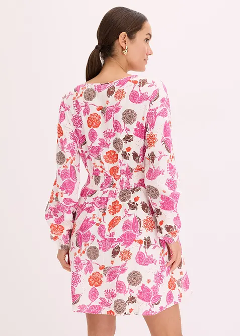 Miniklänning i muslin, bonprix