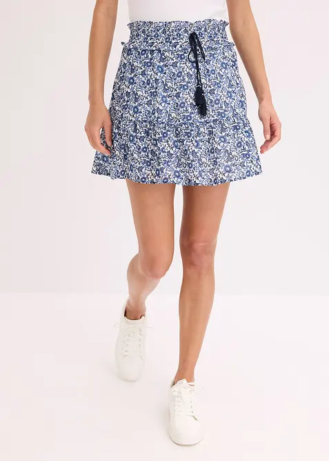 Minikjol av luftig bomull, bonprix