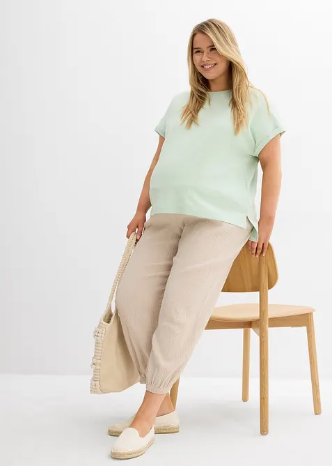 Mammabyxa i bomullsmuslin, bonprix