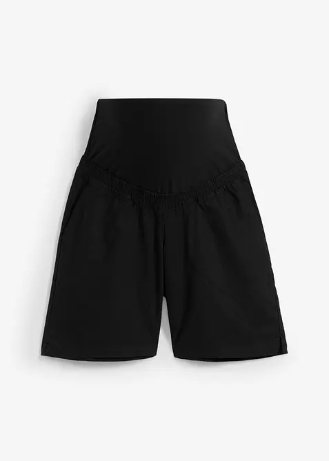 Mammashorts med magband i linne och bomull, bonprix