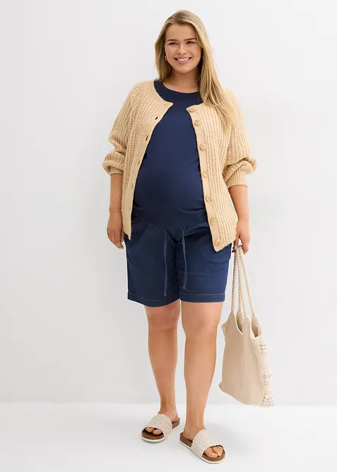 Mammashorts av lätt stretchig denim, bonprix