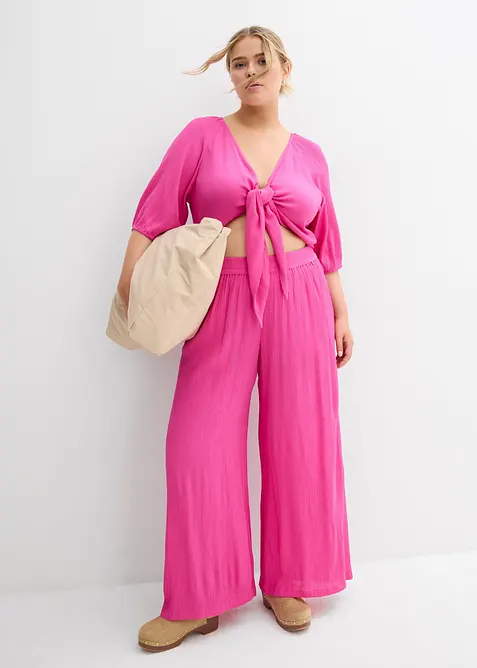 Blustopp i mjuk viskos, bonprix