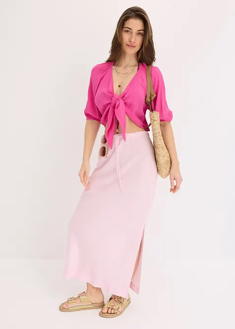 Maxikjol med slits, bonprix