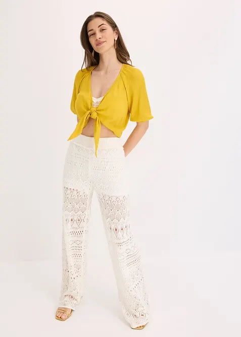 H&aring;lm&ouml;nstrad dra p&aring;-byxa, bonprix