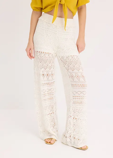 H&aring;lm&ouml;nstrad dra p&aring;-byxa, bonprix