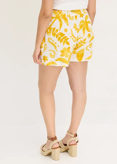 Shorts av viskos med struktur, bonprix