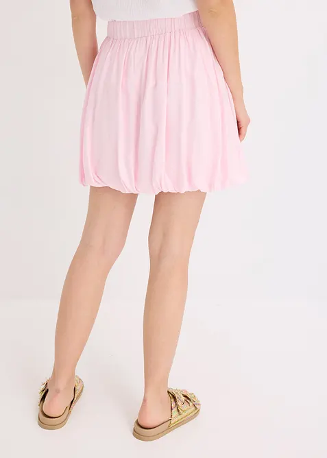 Ballongformad minikjol i fin viskos, bonprix