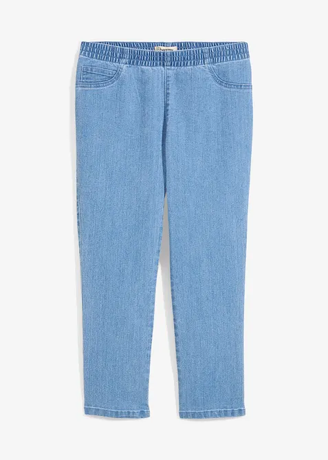 Jeggings i 7/8-längd med mellanhög midja, bonprix