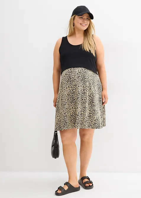 Mamma-/amningsklänning i bomullsjersey, bonprix