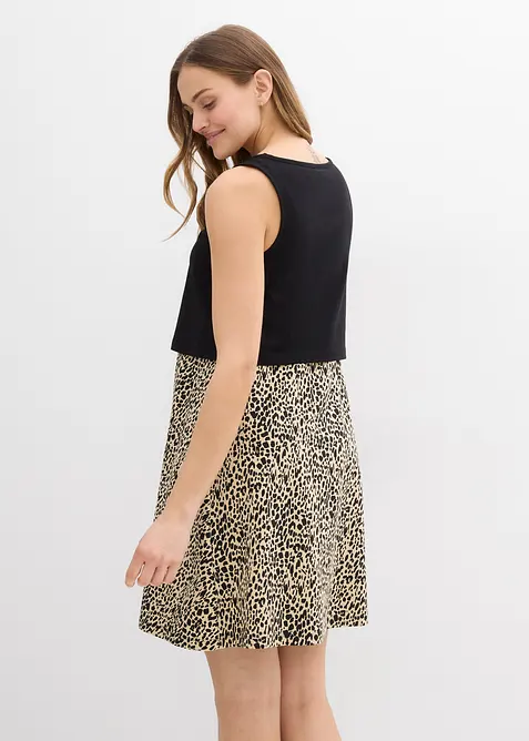 Mamma-/amningsklänning i bomullsjersey, bonprix