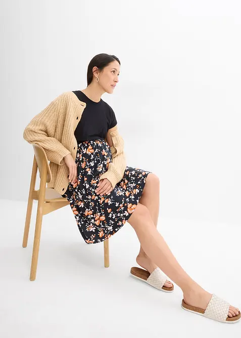 Mamma-/amningsklänning med fickor, bonprix