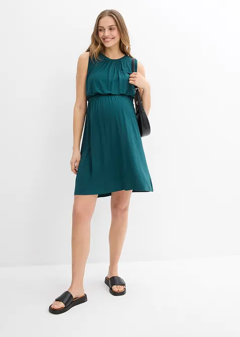 Mamma-/amningsklänning i viskos, bonprix