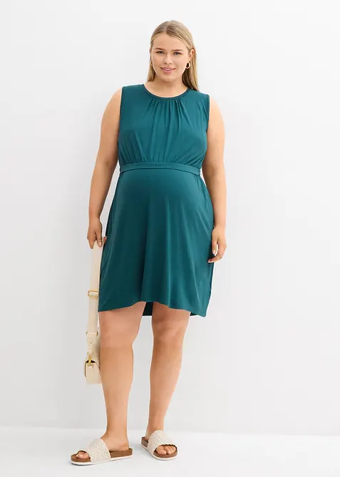 Mamma-/amningsklänning i viskos, bonprix