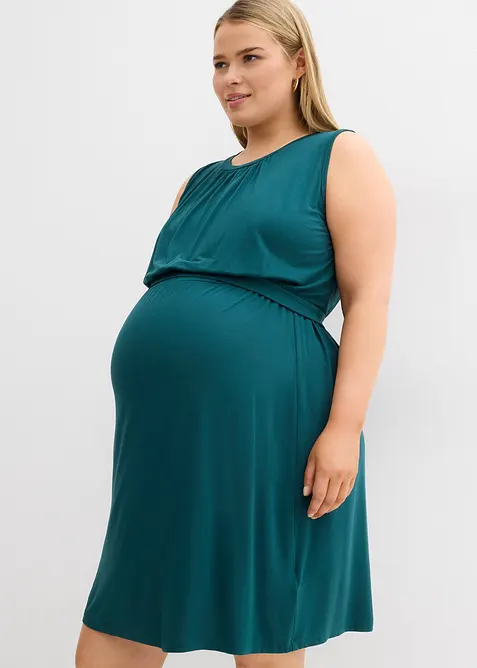 Mamma-/amningsklänning i viskos, bonprix