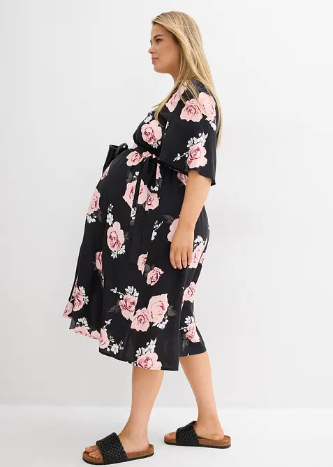 Mamma-/amningskl&auml;nning i v&auml;vt viskosmaterial, bonprix