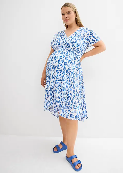 Amningsklänning och mammaklänning av mjuk viskos, bonprix