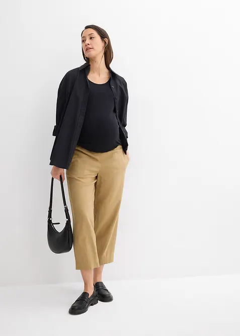 Mamma-/amningslinne i bomull (2-pack), bonprix