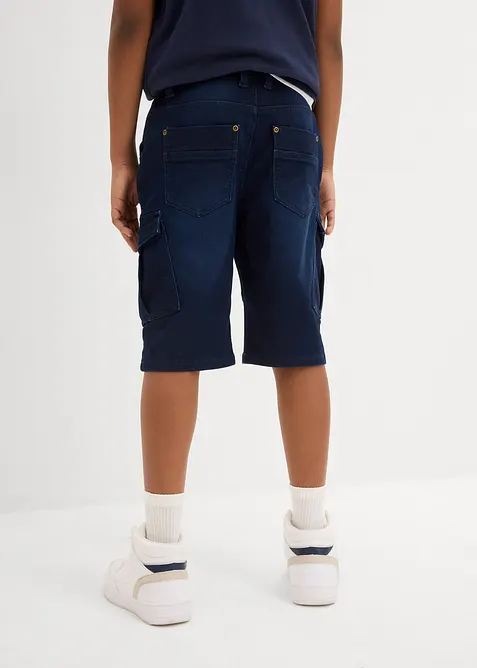 Jeansshorts i sweatmaterial, Regular Fit, bonprix