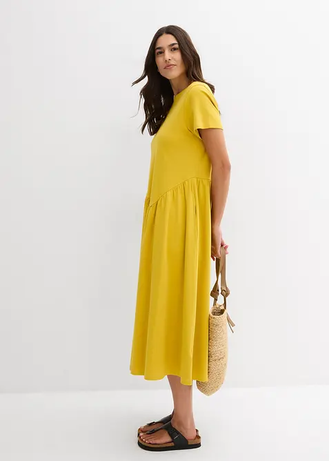 Jerseykl&auml;nning av ekologisk bomull, bonprix