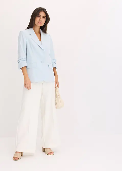 Avslappnad kavaj med 3/4-ärmar, av viskos, bonprix