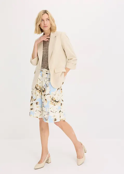 Avslappnad kavaj med 3/4-&auml;rmar, av viskosmix, bonprix