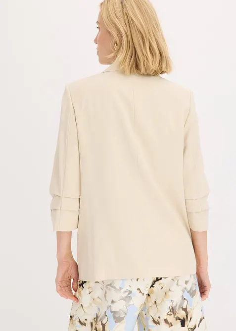 Avslappnad kavaj med 3/4-&auml;rmar, av viskosmix, bonprix