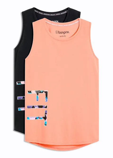 Snabbtorkande funktionslinne (2-pack), bonprix