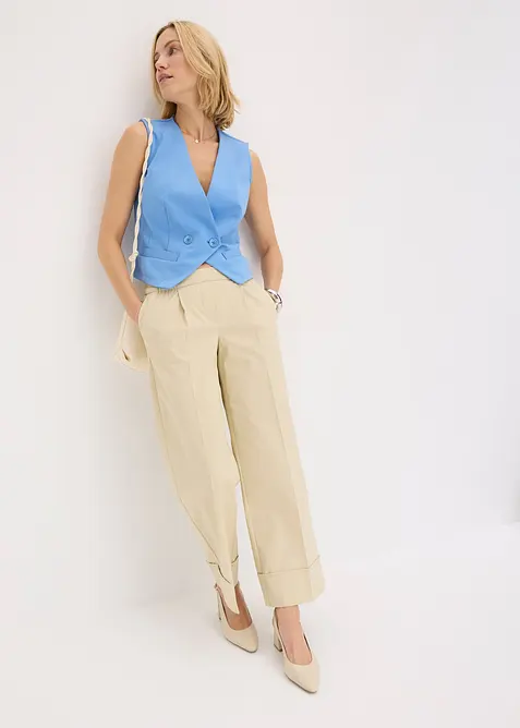 Kostymväst i jersey, bonprix