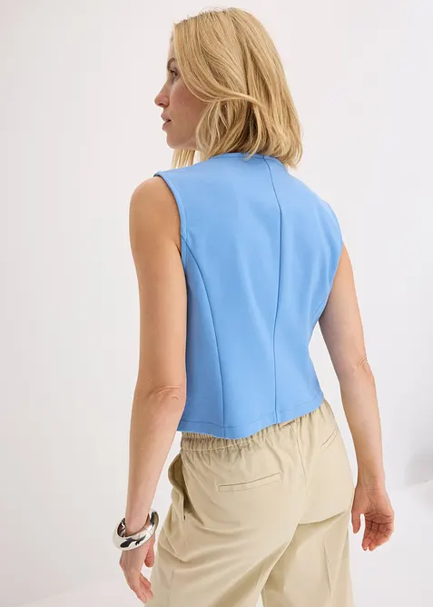 Kostymväst i jersey, bonprix