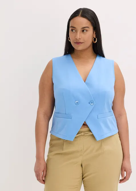 Kostymväst i jersey, bonprix