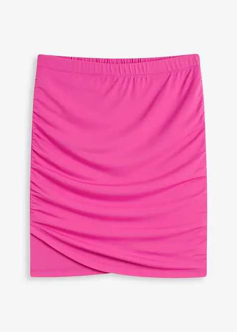 Minikjol med rynk, bonprix