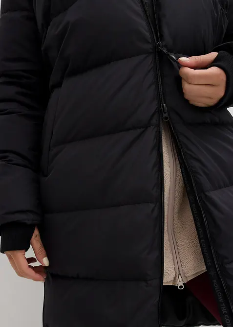 Värmande dunkappa med återvunnet dun och isolerande funktion, bonprix