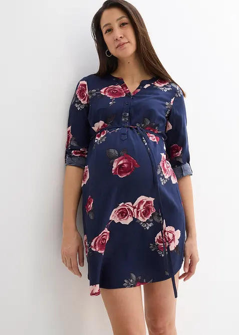 Lång mamma-/amningsblus, bonprix