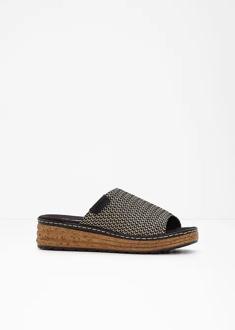 Toffla från Rieker, med kilklack, Rieker