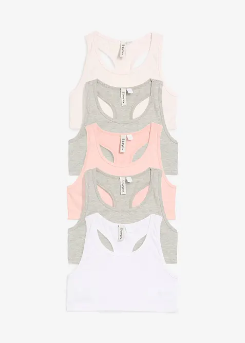 BH-topp med mjuk bomull (5-pack), bonprix