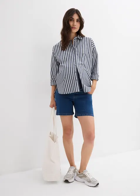 Mammashorts av stretchig bomullsdenim, bonprix