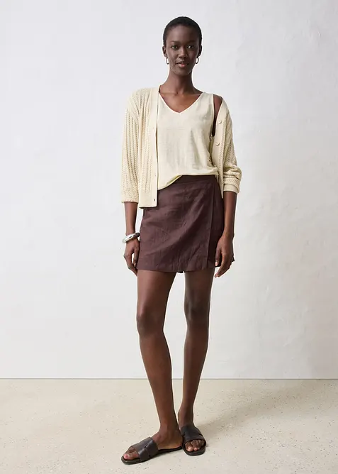 Linne av rent linnematerial, bonprix