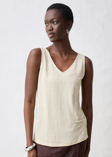 Linne av rent linnematerial, bonprix